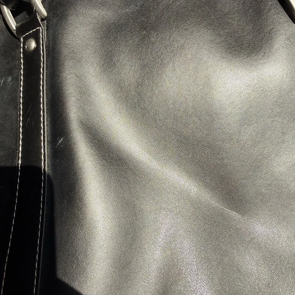 Samsonite Black Leather Laptop Briefcase